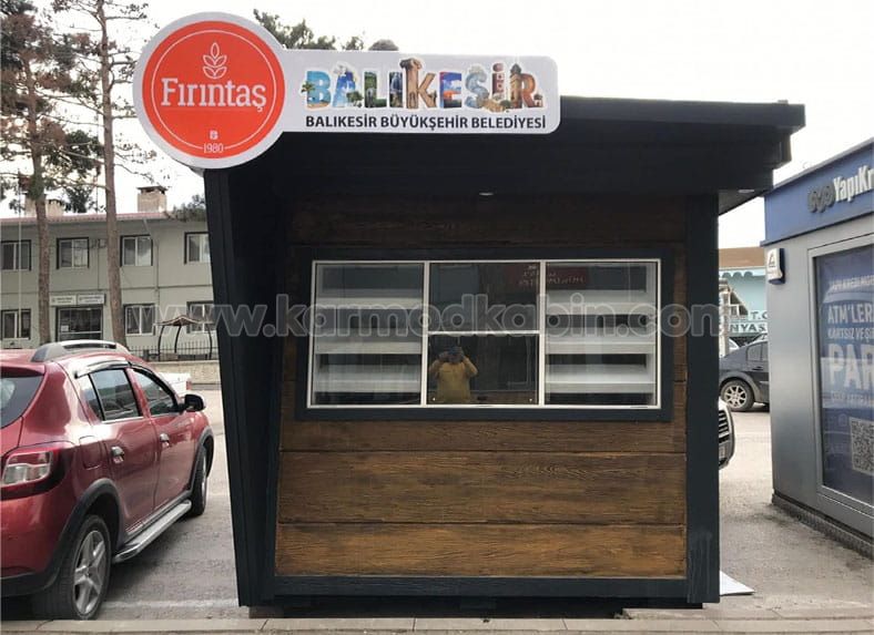 MetroCity Kabin Halk Ekmek Satış Büfesi Kabini