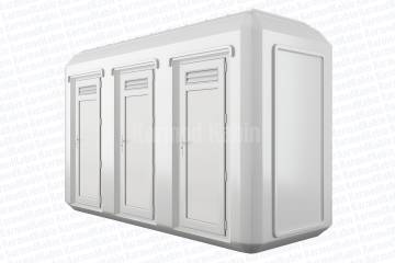 Portable Wc Shower Cabin 150x390